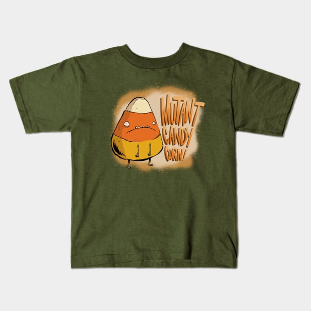 Mutant Candy Corn! Kids T-Shirt by westinchurch